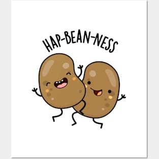 Hap-bean-ness Funny Bean Puns Posters and Art